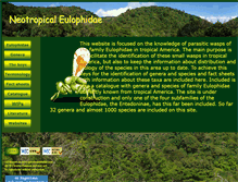 Tablet Screenshot of neotropicaleulophidae.com